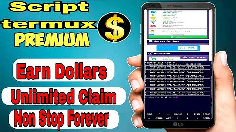 Script Termux Premium Earn Free Dollars Non Stop Claiming