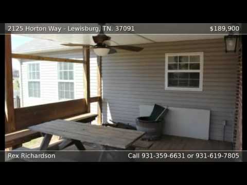 2125 Horton Way, Lewisburg, TN home video tour