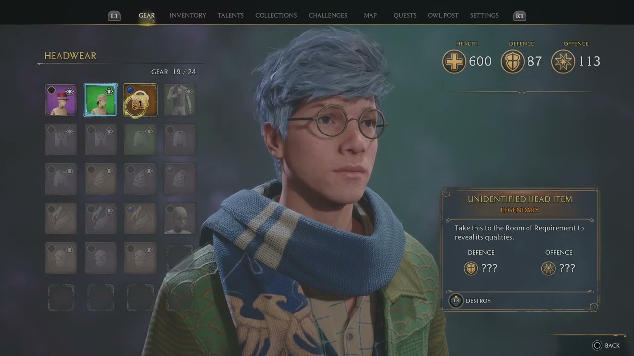 Unidentified Head Item, Spintwitches Sporting Needs | Hogwarts Legacy (PS5)