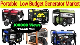 Low Budget Best Portable Movable Generator Full Details || Petrol Generator Price,Specifications||