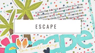 Single Page Scrapbook Layout | Hybrid Project