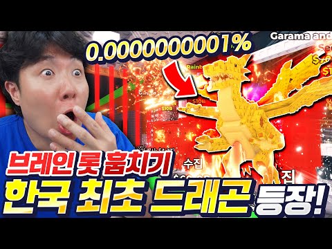 1조분의 1확률을 뚫고 나온 브레인롯훔치기 드래곤..?! 이게 한국에 한 개 밖에 없다고요..?