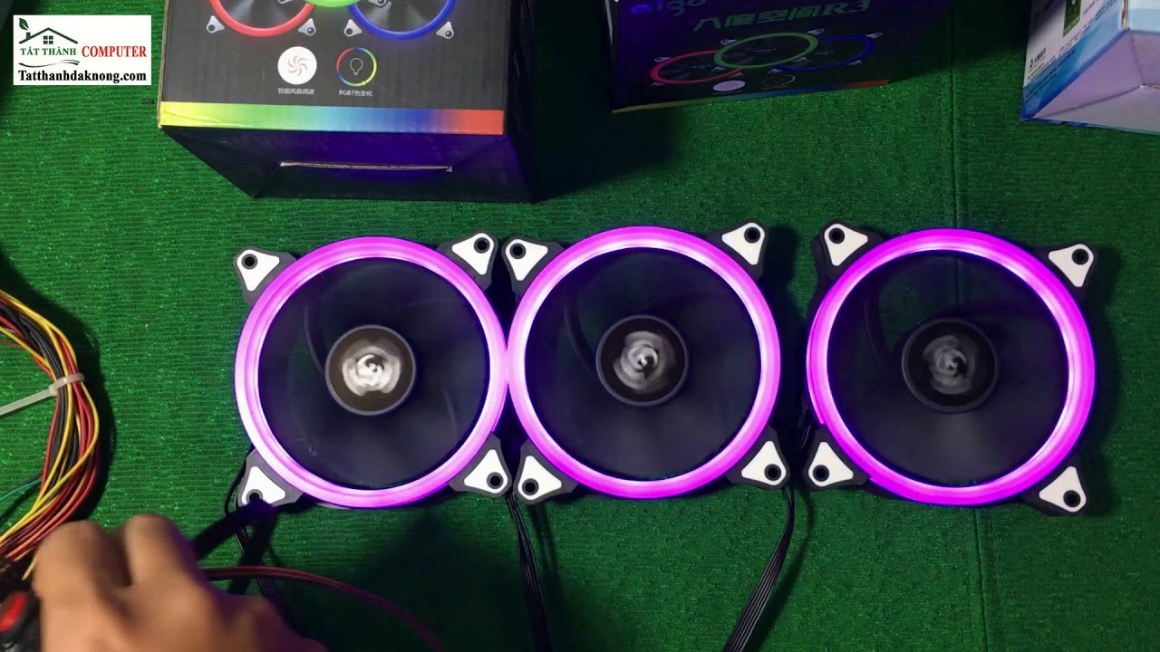 Mở hộp Fan case Aigo R3 - TẤT THÀNH COMPUTER