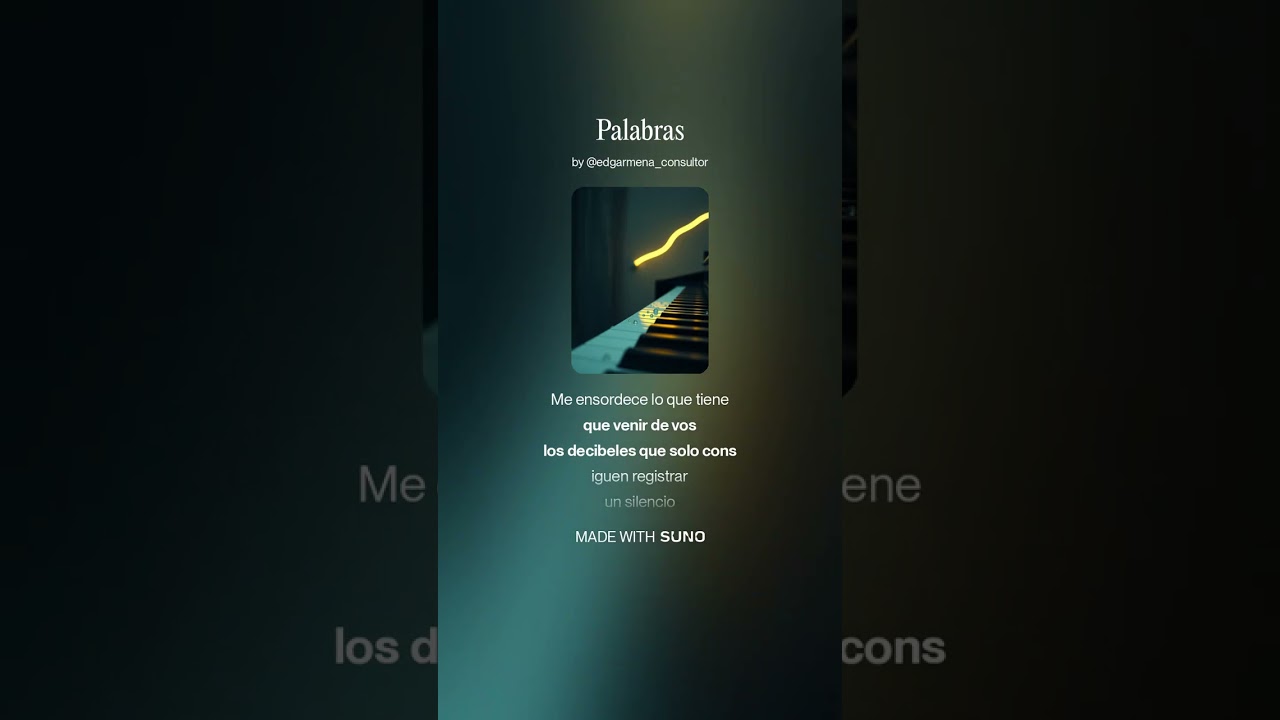 Palabras  – Poema que se Volvió Canción