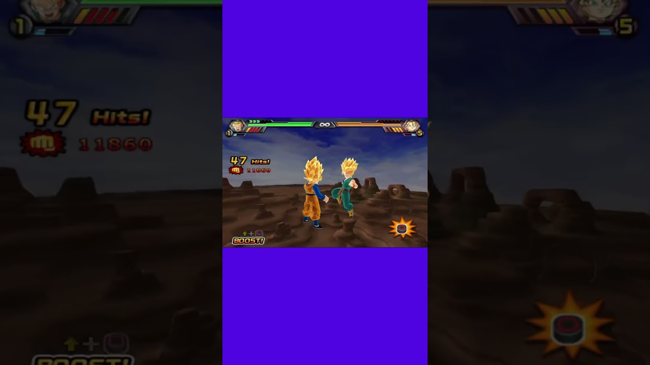 DragonBall Z - Budokai Tenkaichi 4 (SS. Kid Trunks) Combo High Speed Rush (Ps2)