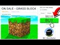 I PAID $62 FOR A GRASS BLOCK IN MINECRAFT.