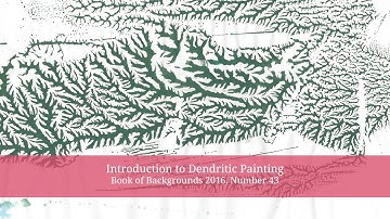 Introduction to Dendritic Painting - Book of Backgrounds #43