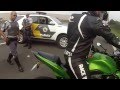 COMANDO NA ANHANGUERA MOTO GP  - KAWASAKI Z750 @ellegancycosturas ajustes no macacão de moto