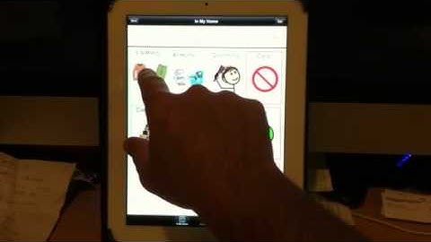 Moving buttons around in TalkTablet