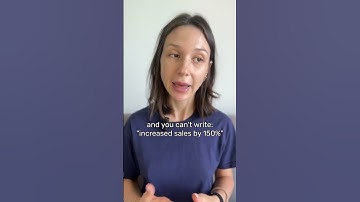 How to quantify non-quantitative achievements? #shorts #resumetips #careerguidance