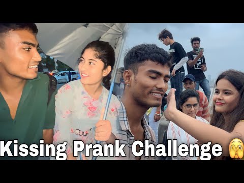 Kissing Prank Cute Girl - Eye Contact Challenge | Tiger Kirar Vlogs