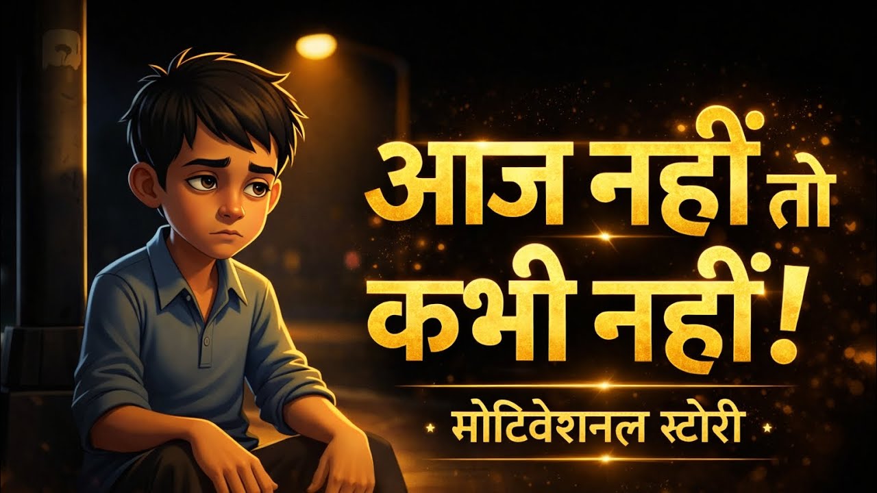 👉 आज नहीं तो कभी नहीं | एक गरीब लड़के की प्रेरणादायक कहानी | Motivational Story Hindi