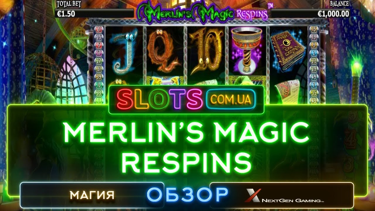 Видеообзор игрового автомата Merlin’s Magic Respins от NextGen