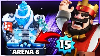 Maxed Player RETURNS to Frozen Peak -  (Clash Royale Arena 8)