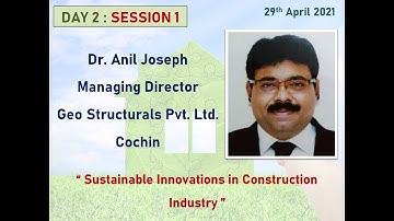 KTU sponsored FDP on SUSTAINABLE BUILDING MATERIALS AND PRACTICES_Day 2 Session 1