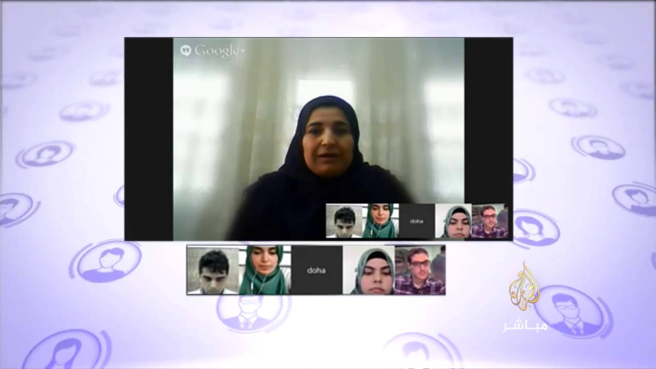 الشباب العربي فيه الخير وسوريا فيها أمثلة  .. حوار المباشر  hangout on air أزمة اخلاقية