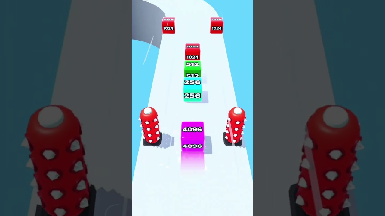 Jelly Run 2048 ASMR Gameplay |  Satisfying Merge Run Gameplay 