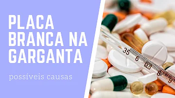Como são as placas na garganta?