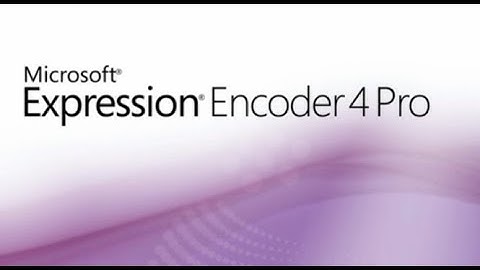 Microsoft Expression Encoder 4: The best screen capture software :How to install