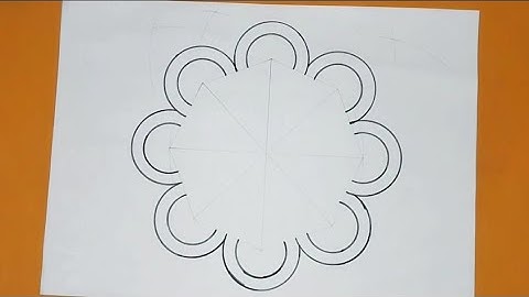 Incredible Circle Geometry Patterns Drawing For Beginners💢💢