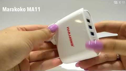 MARAKOKO Travel Charger with removable plug