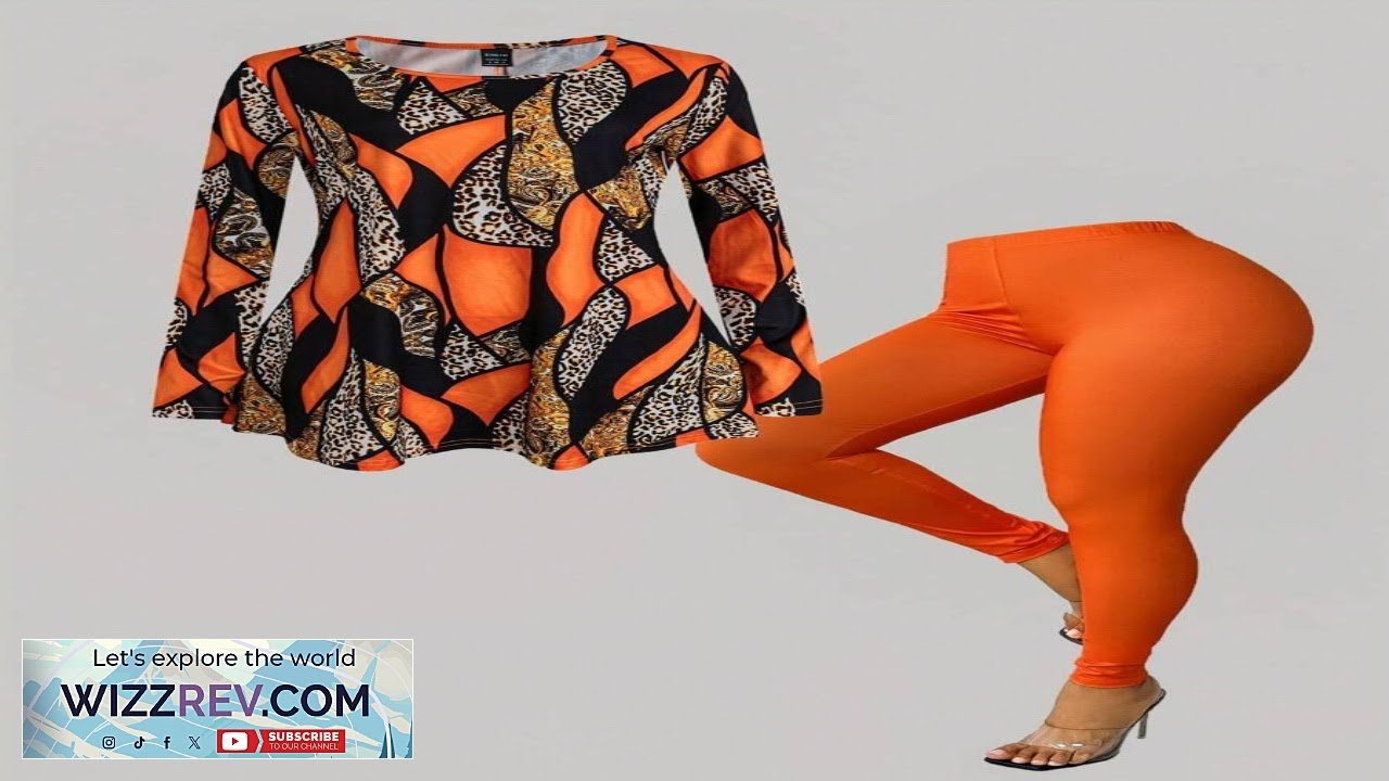 EMERY ROSE 2pcs Women's Autumn Winter Fleece Long Sleeve A Line T Shirt And Leggings