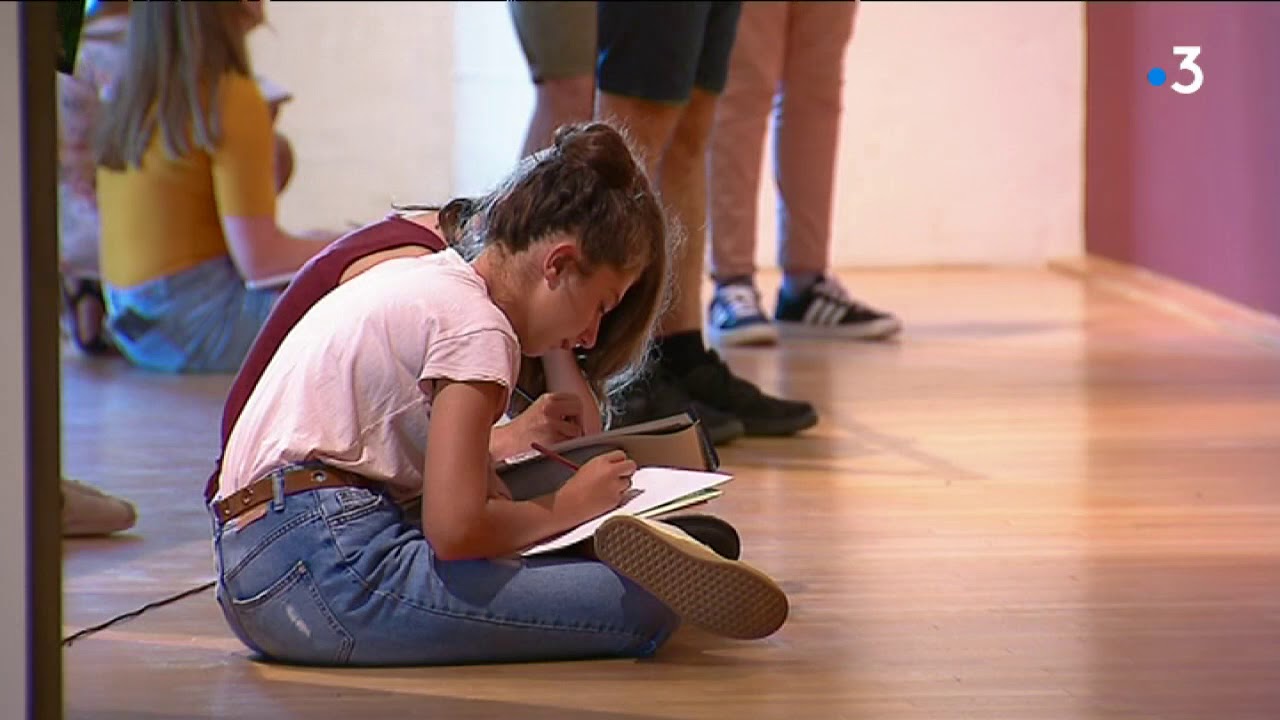 Dijon : tournage du film "je promets d'être sage" au Musée des Beaux