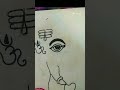 quick and simple Ganesh ji face drawing #drawing #pencilsketch #shorts #viral