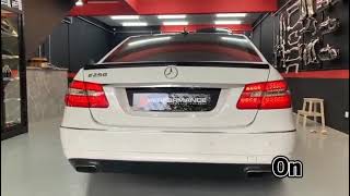 Mercedes Benz W212-E250 | - Custom Full set A Performance Exhaust Valve System