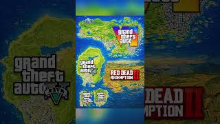 GTA 6 Map vs RDR2 & GTA 5: The Evolution is INSANE! 🤯🗺️