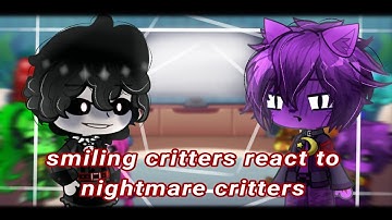 ★*☆♪ smiling critters react to nightmare critters (baba chops)★*☆♪ ( part 1 ) [put it on 2×]