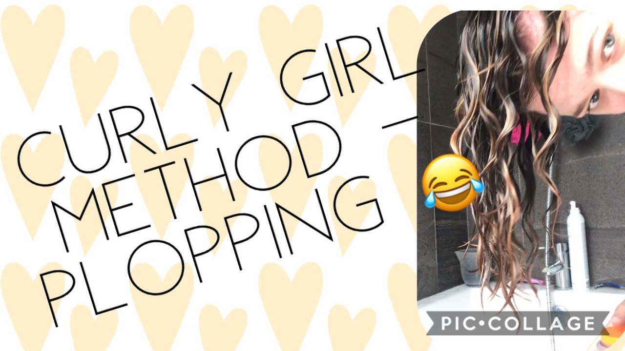 LEARNING THE ART TO PLOPPING 😂 | Curly Girl Method - YouTube