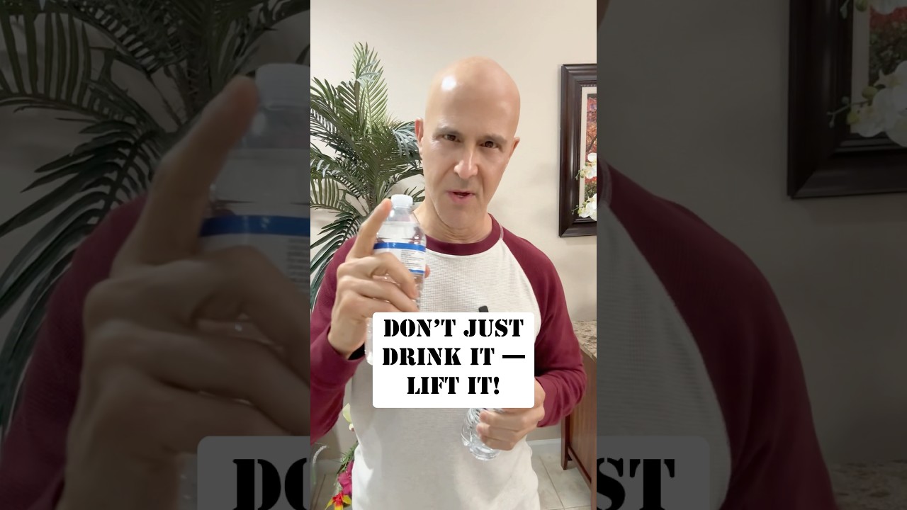 Don’t Just Drink It - Lift It! #drmandell #water #muscle #sugar