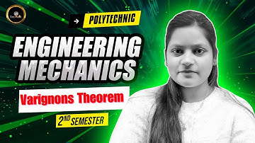 Engineering mechanics —Varignons Theorem   #astechnic  #polytechnic2ndsemester