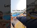 Bella ciao playground parkour water sliding PoV #viralvideo #viral #shorts