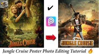 PicsArt Jungle Cruise Poster Photo Editing Tutorial || 2020 || By || Dark Eagle Editz || screenshot 5