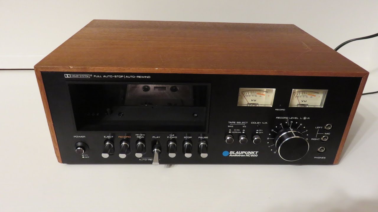 1977 Blaupunkt Audiotron HC600 Cassette Deck Review YouTube