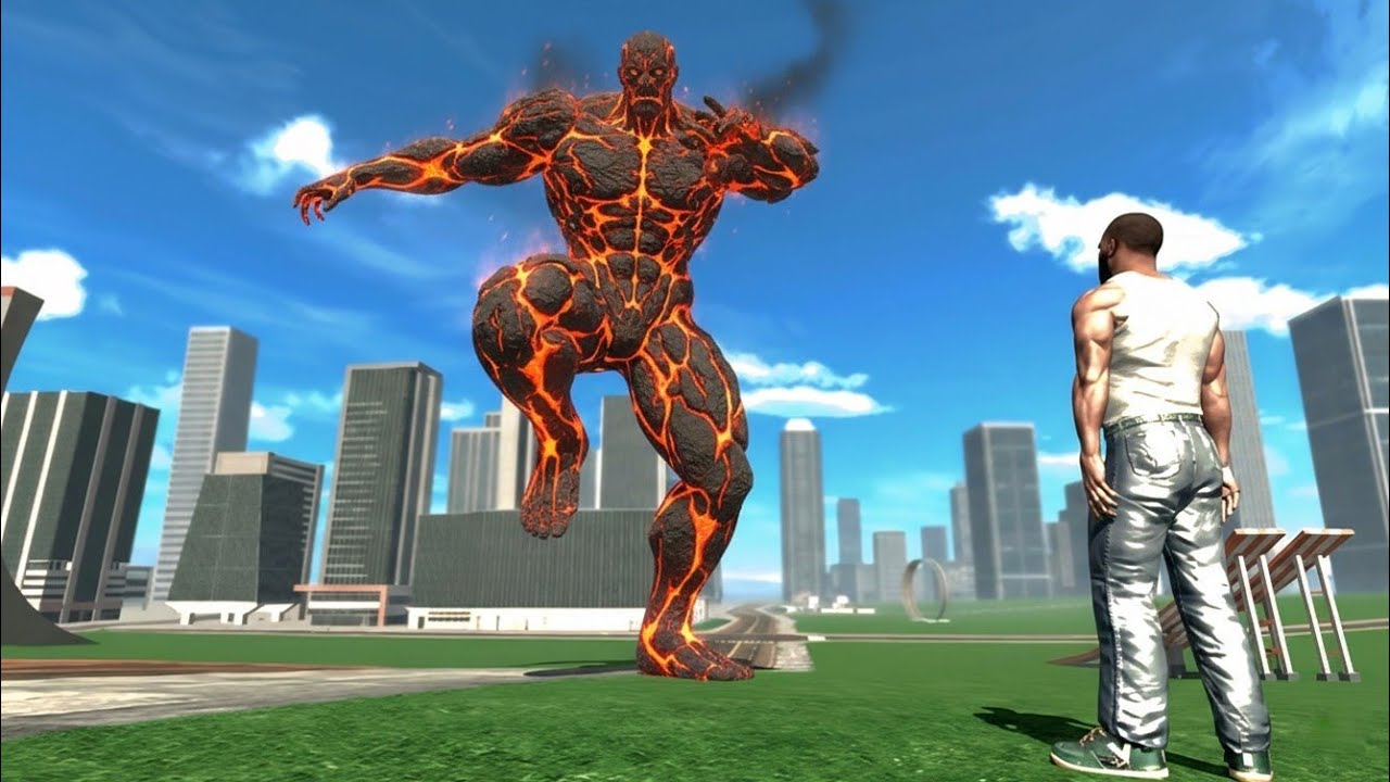 Franklin In Become Giant Lava Monster In Dancer | Indian Bike Driving 3D