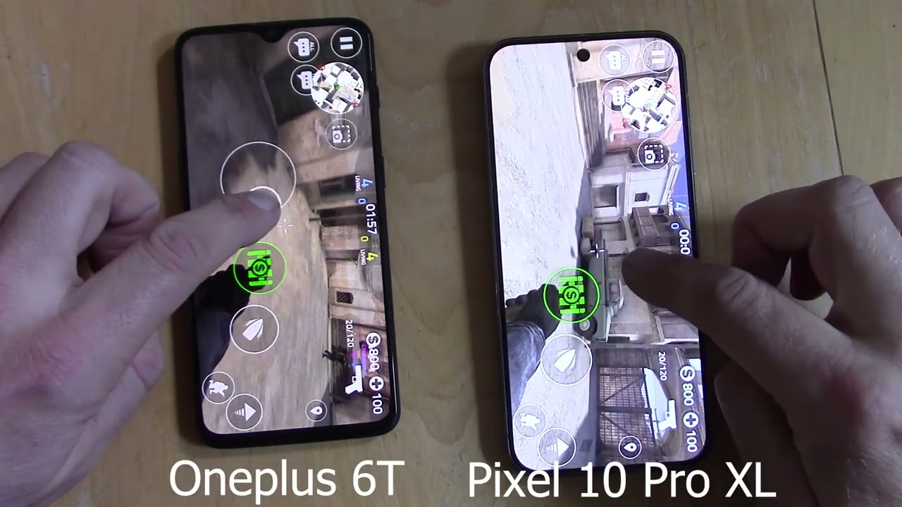 Pixel 10 Pro XL vs OnePlus 6T speedtest