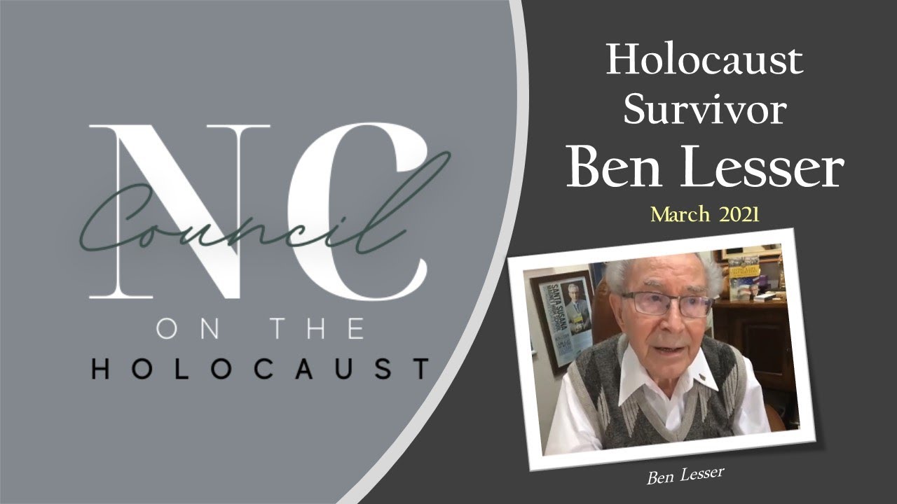 Holocaust Survivor Ben Lesser - YouTube