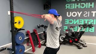 Banded Rope Face Pull with Isometric Hold and Oscillations