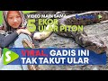 Viral, Gadis Ini Gak Ada Takut-takutnya Main Sama Lima Ekor Ular Piton