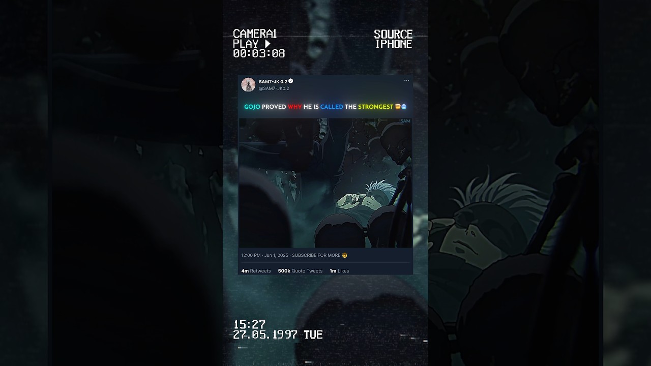 Gojo Proved Why He Is The Strongest 🤯🥵 