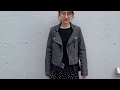 INC-530019　デニムライダースジャケット