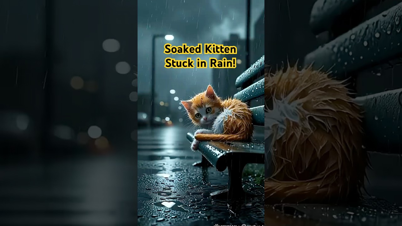 Street Sweeper Hears a Cry… Then Finds a Kitten 😢❤️ 