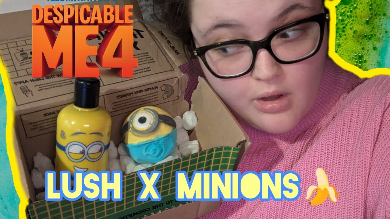LUSH x MINIONS 🍌 Collaboration 2024 review!