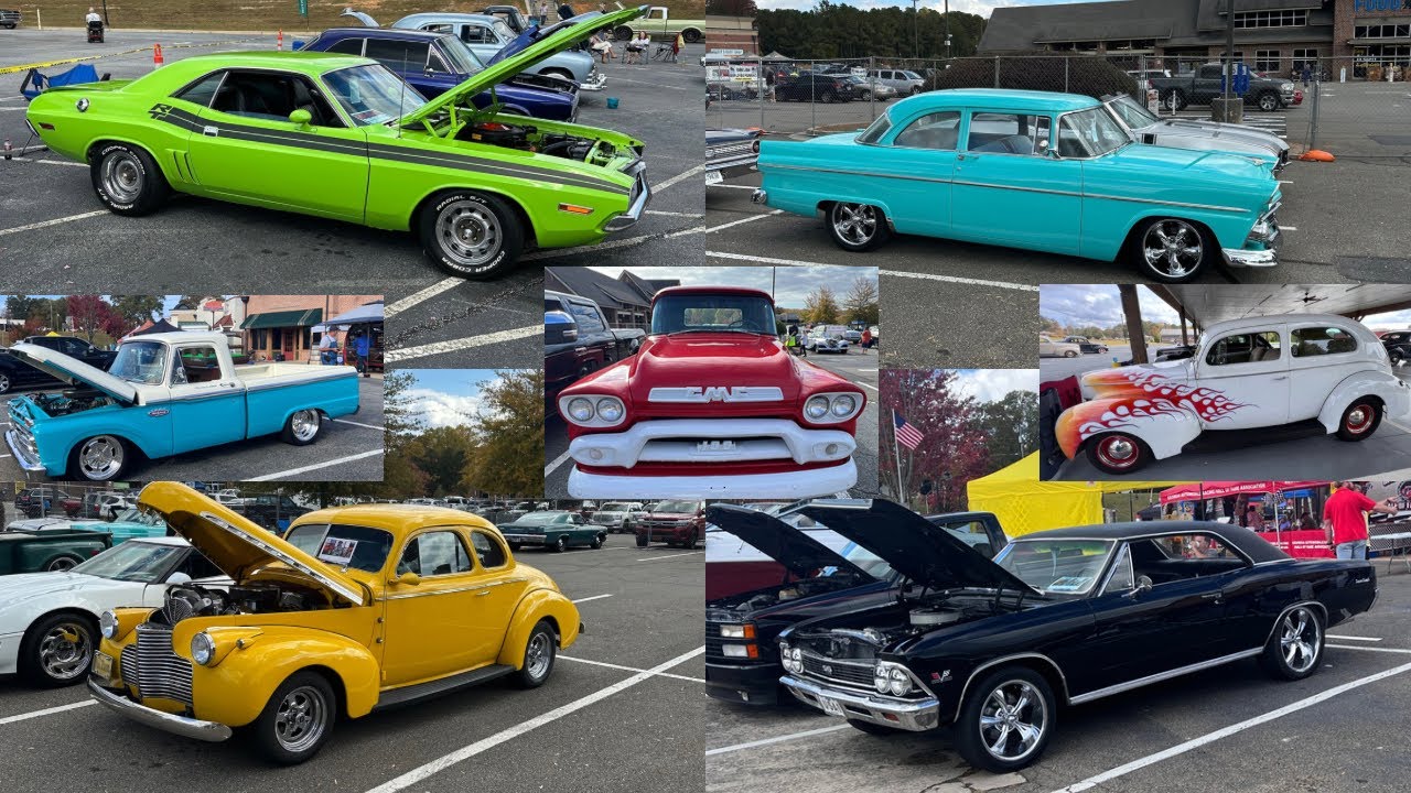 Dawsonville Moonshine Car Show Opening Day! Classic Cars, Muscle Cars & Trucks Dawsonville