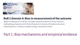 Part 1: Bias mechanisms and empirical evidence