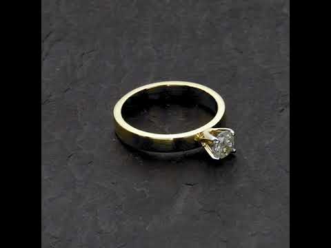 Video: Sužadėtuvių žiedas su Briliantu "The Goddess"