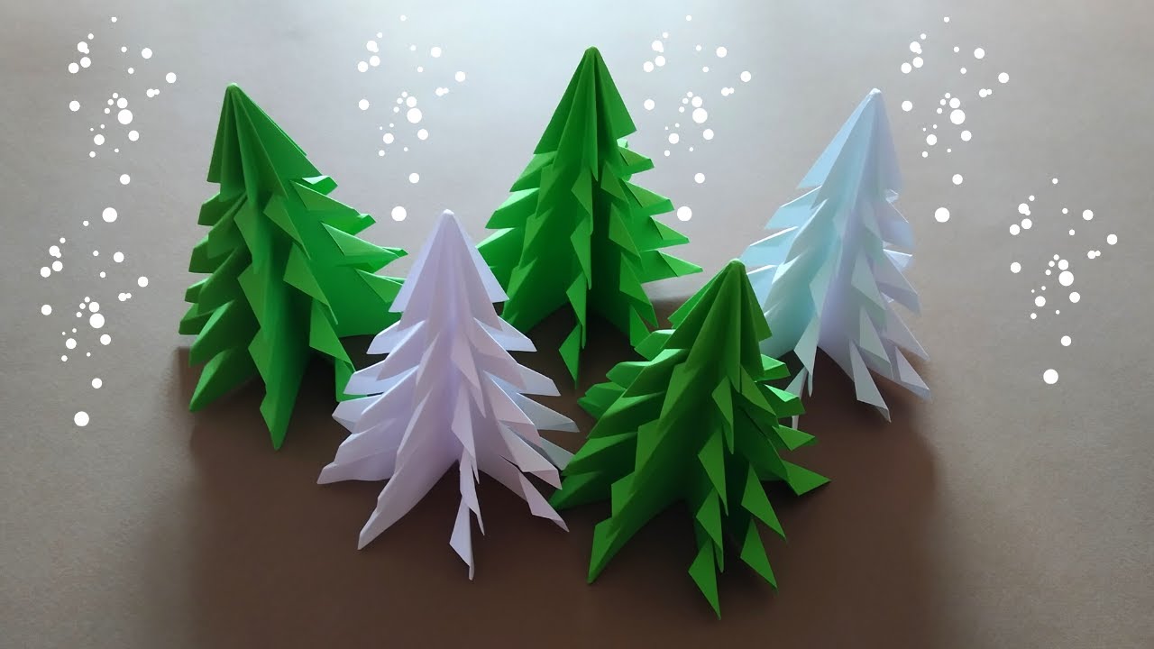 Χριστουγεννιάτικο Δέντρο από χαρτί / 3D Paper Christmas Tree // Pargie -  YouTube